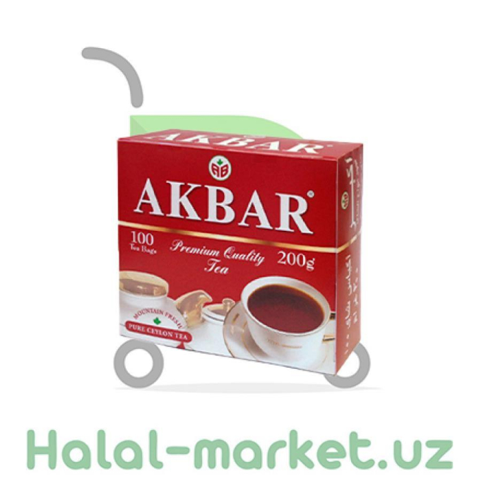 Чай черный AKBAR 100пак
