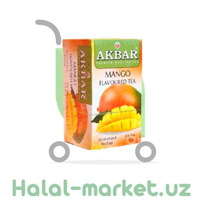 Чай черный AKBAR Манго 20пак