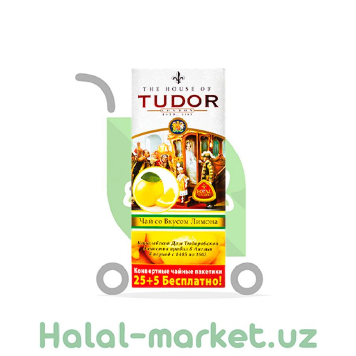 Чай чёрный TUDOR Лимон 25+5 bags