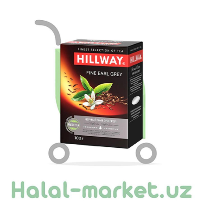 Чай Чёрный HILLWAY Earl Grey 100 bags