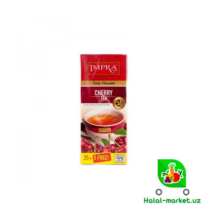 Чай черный IMPRA со вкусом Вишня 30пак