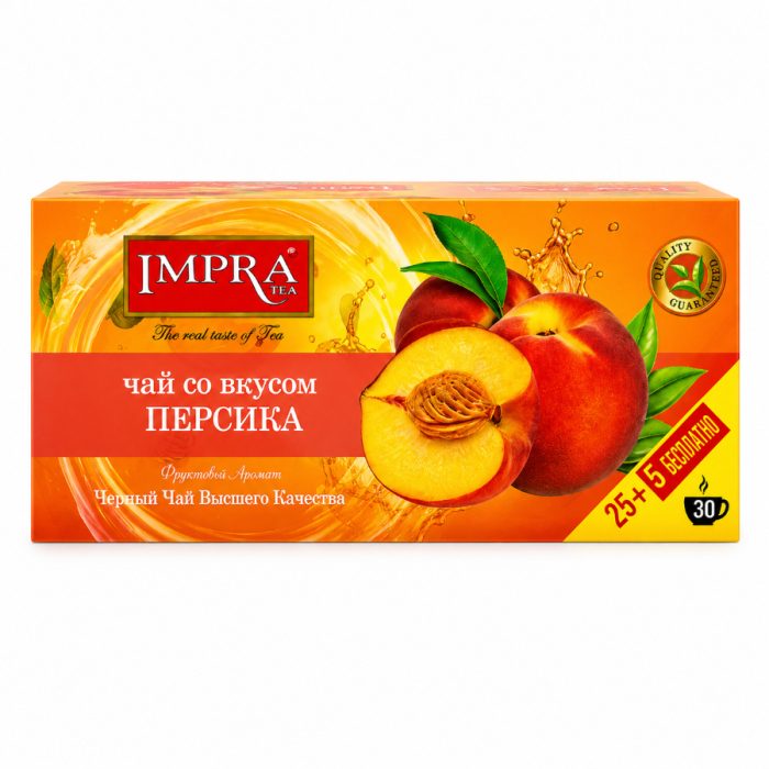 Чай черный IMPRA со вкусом Персика 30пак