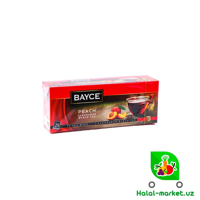 Чай черный BAYCE Персик 25пак