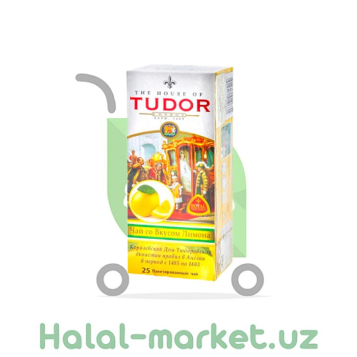 Чай чёрный TUDOR Лимон 25 bags