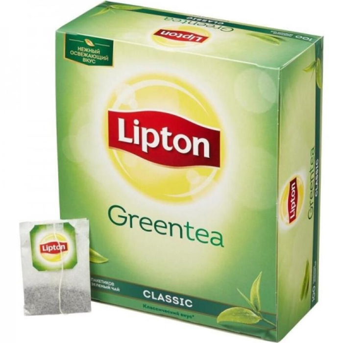Чай зеленый LIPTON 100пак