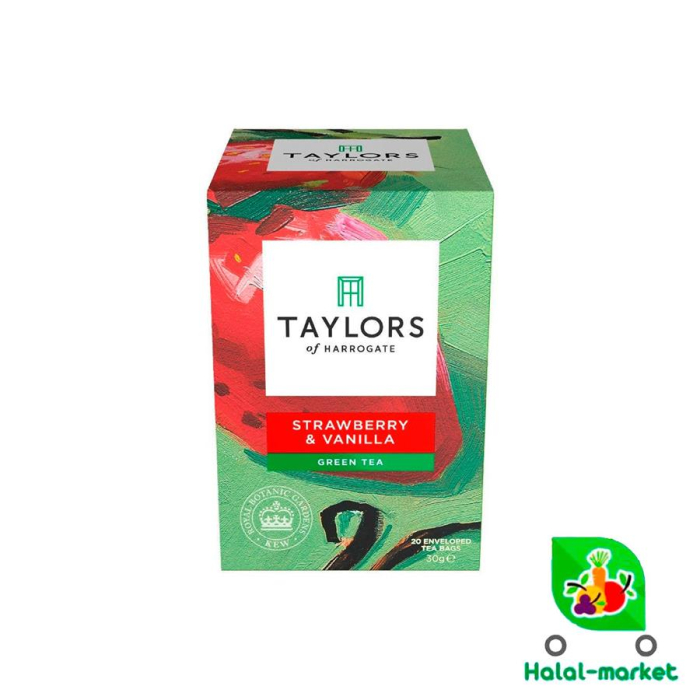 Чай Aslan Tea green клубника 30пак