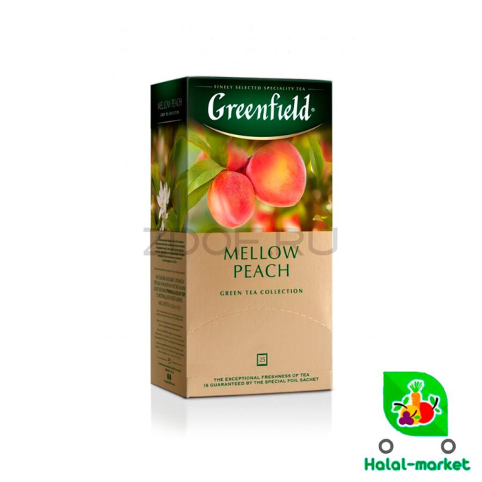 Чай зеленый GREENFIELD Mellow Peach 25bags