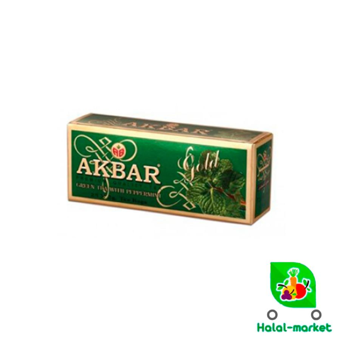 Чай зеленый AKBAR Green Gold 25пак