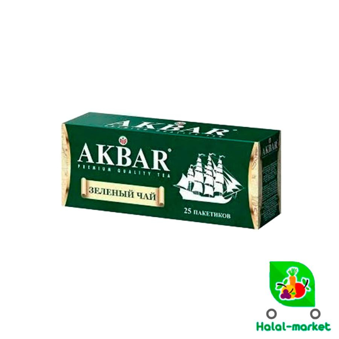 Чай зеленый AKBAR Green VANILLA 25пак