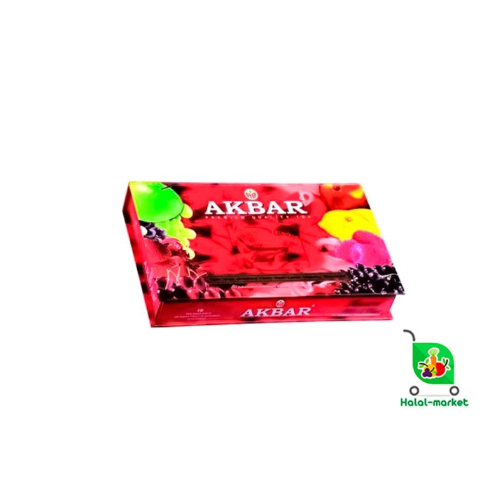 Чай AKBAR Фруктовая Фиеста 80шт