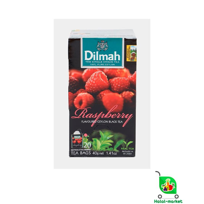 Чай DILMAH в Пакетиках Малина 20шт