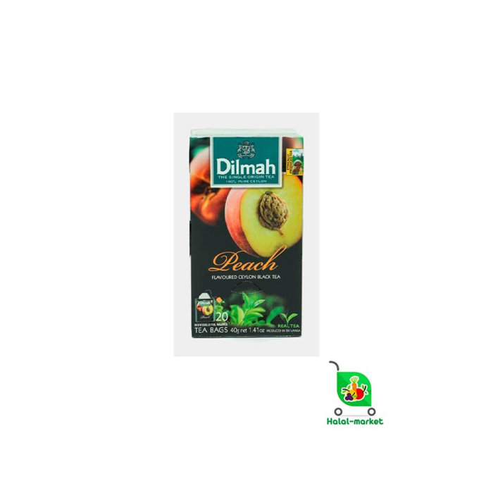 Чай DILMAH в Пакетиках Персик 20шт