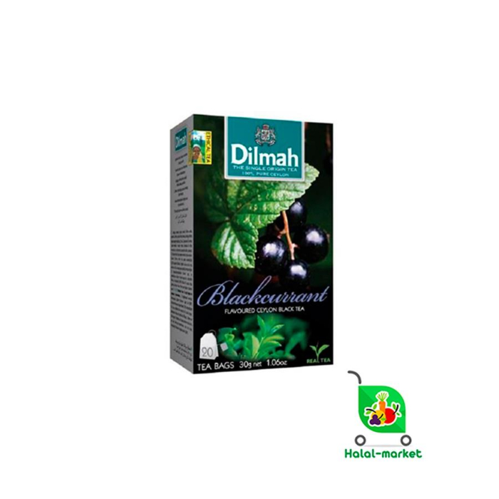 Чай DILMAH в Пакетиках Смородина 20шт
