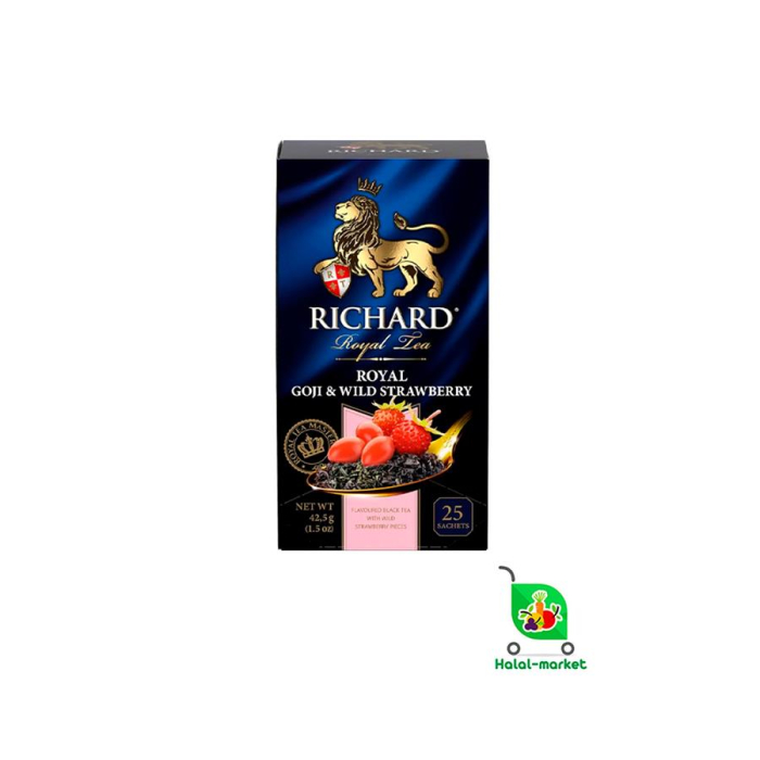 Чай черный RICHARD Goji,Strawberry 25пак