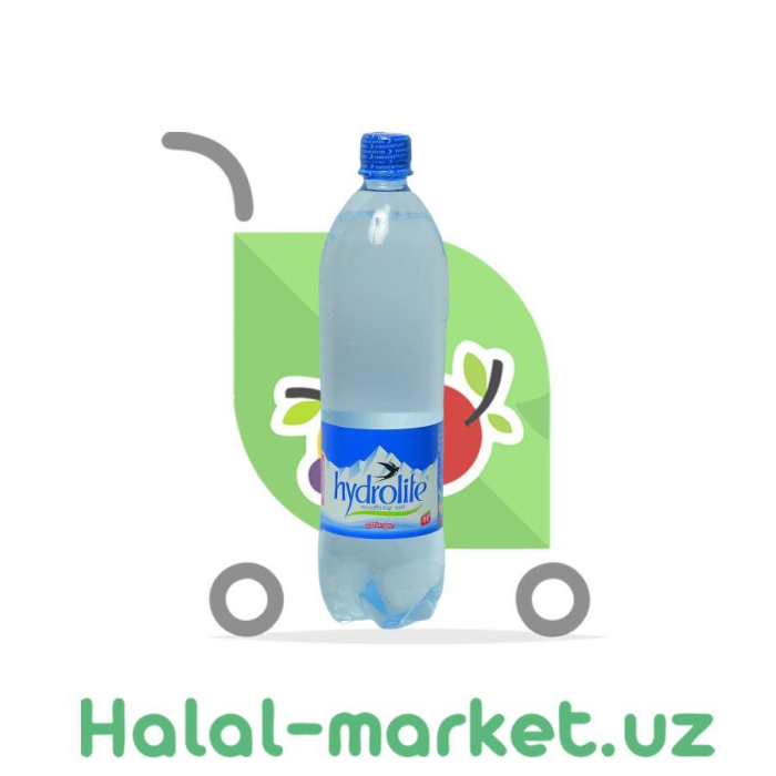 Вода HYDROLIFE газ 1л