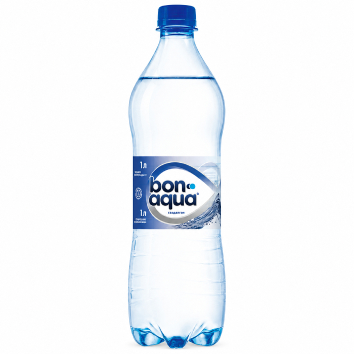 Вода BON AQUA б/газ 1л