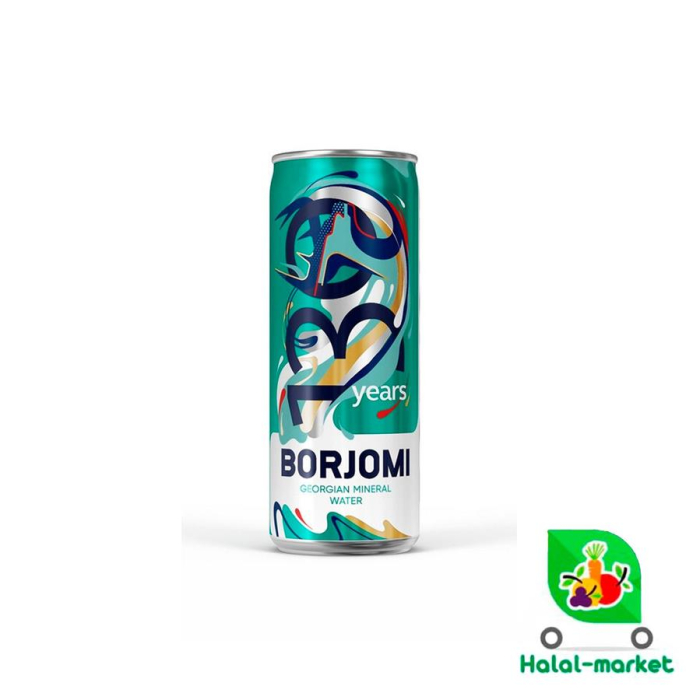 Вода BORJOMI газ ж/б 0,33л
