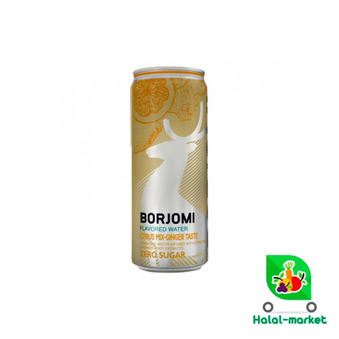 Вода BORJOMI Citrus Mix Ginger Tasty 0,33л Ж/Б
