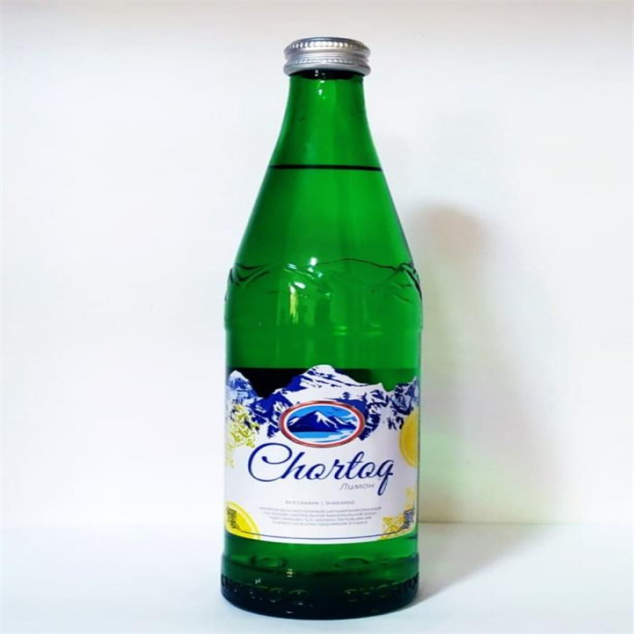 Леч.вода CHORTOQ лимон стекло 0,5л