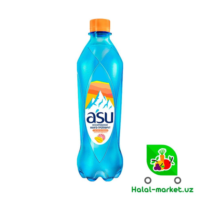 Вода б/газ ASU Манго-Грейпфрут 1л