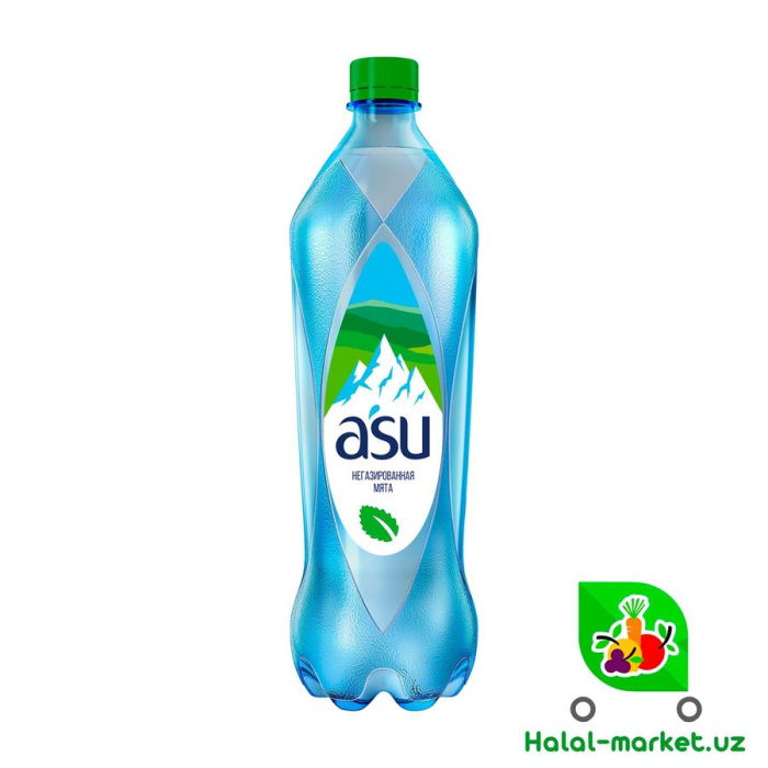 Вода б/газ ASU Мята 1л