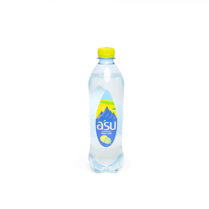 Вода газ ASU Лимон,Лайм 0.5л