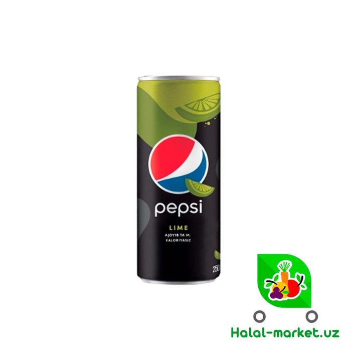 Напиток PEPSI LIME 250мл Ж/б
