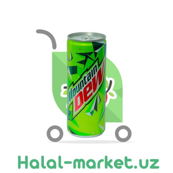 Напиток MOUNTAIN DEW 250мл ж/б