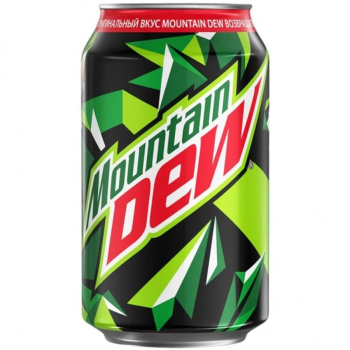 Напиток MOUNTAIN DEW 0.33мл