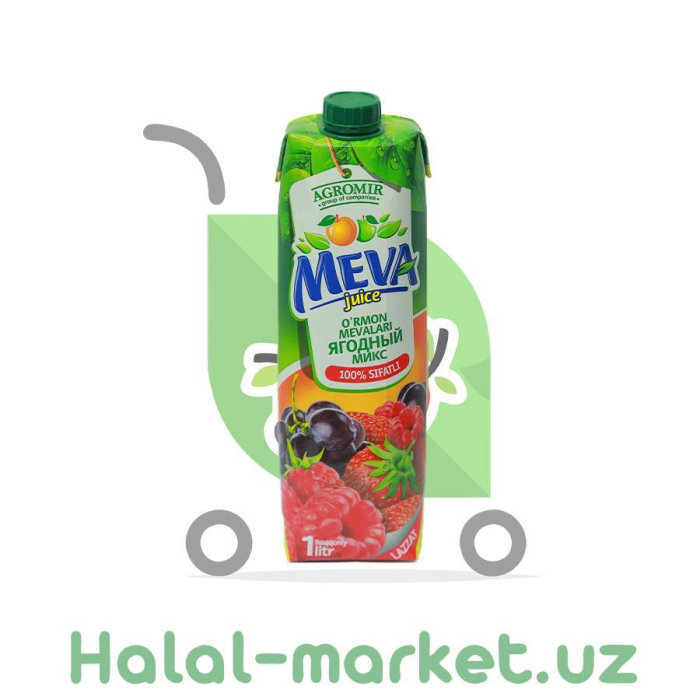 Сок Meva Ягодный микс 1л