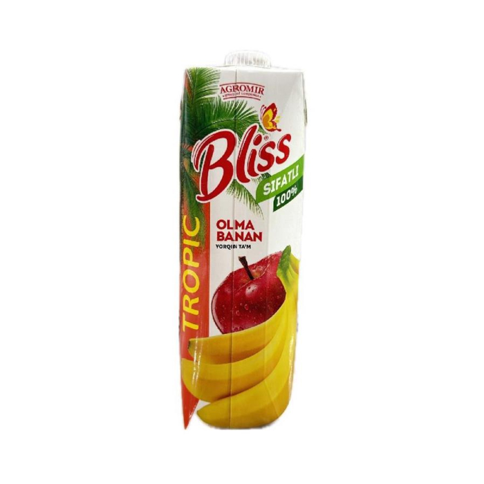 Сок BLISS-TROPIC Банан,Яблоко 1л