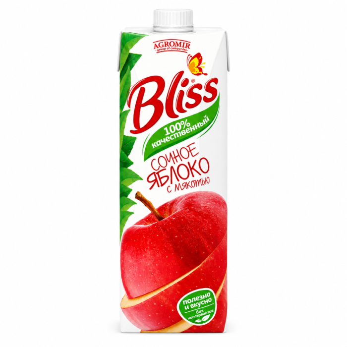 Сок BLISS Яблоко с Мякотью 1л