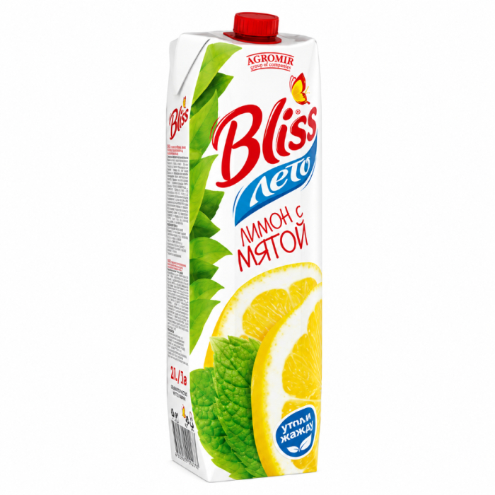 Сок BLISS-ЛЕТО Лимон с Мятой 1л