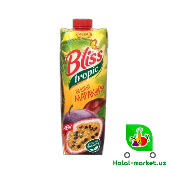 Сок BLISS Вишня,Маракуйя 1л