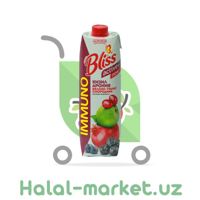 Сок BLISS IMUNNO Яблоко,Гранат,Смородина 1л