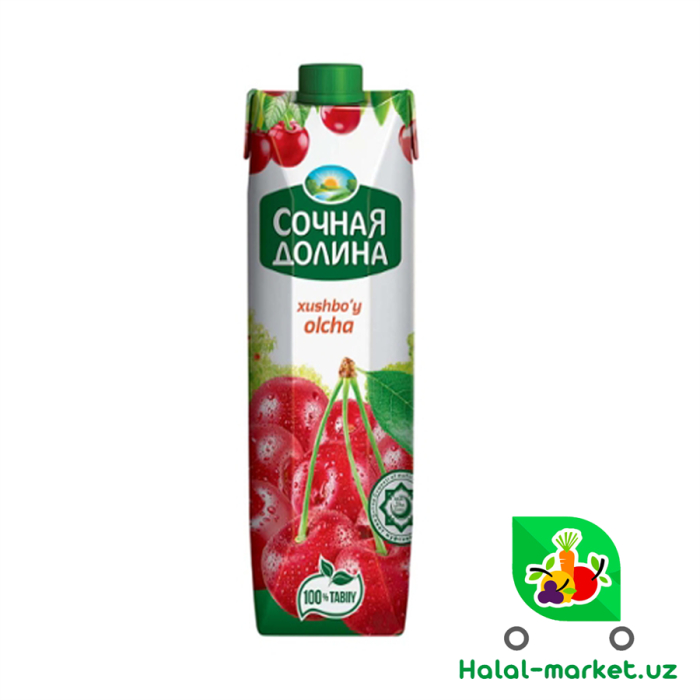 Сок СОЧНАЯ ДОЛИНА ВИШНЯ 1л
