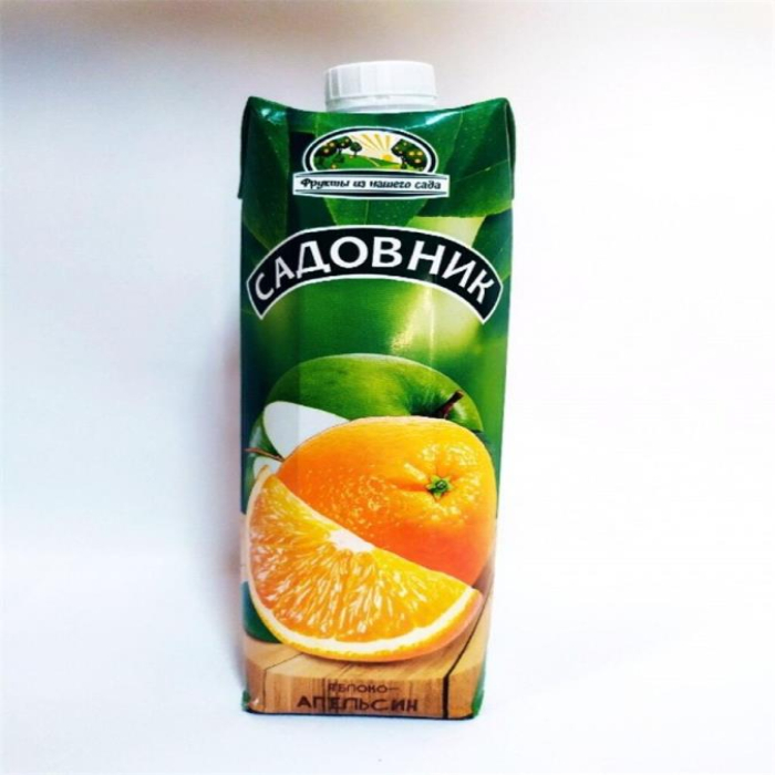 Сок САДОВНИК Апельсин-Яблоко 1Л