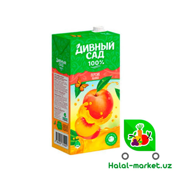 Сок Дивный Сад персик ст/б 1л