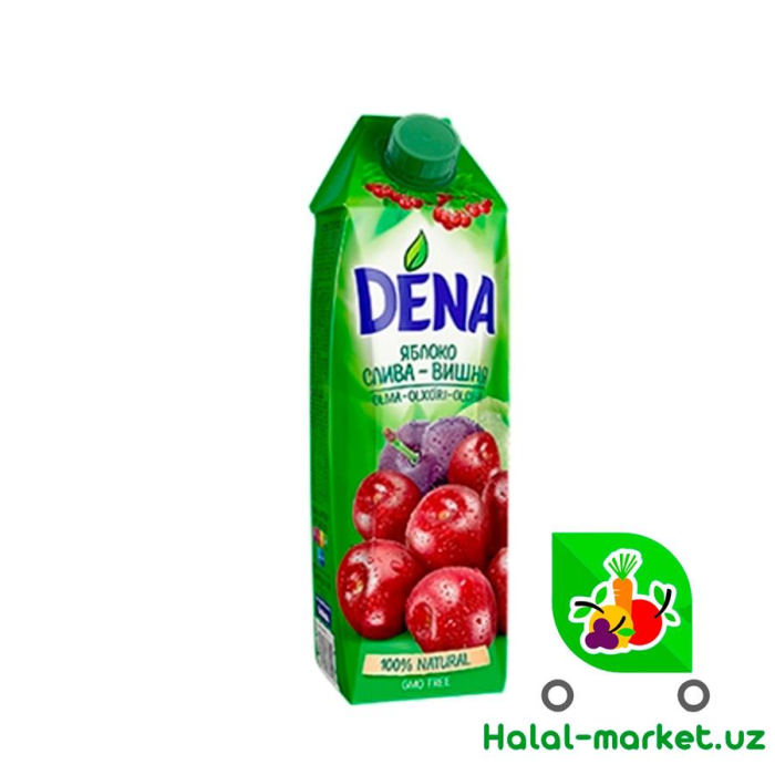 Сок DENA Вишня-Слива 1л