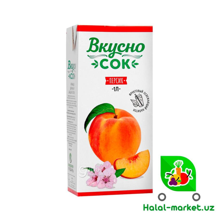 Сок "Вкусносок" Персиковый 2л