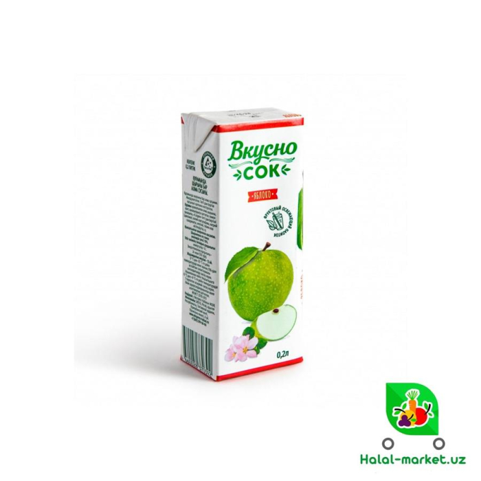 Вкусно Сок Яблоко 0,95лт