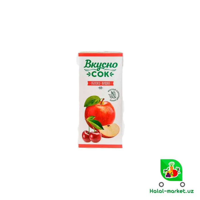 Вкусно Сок Вишня Яблоко 0,95лт