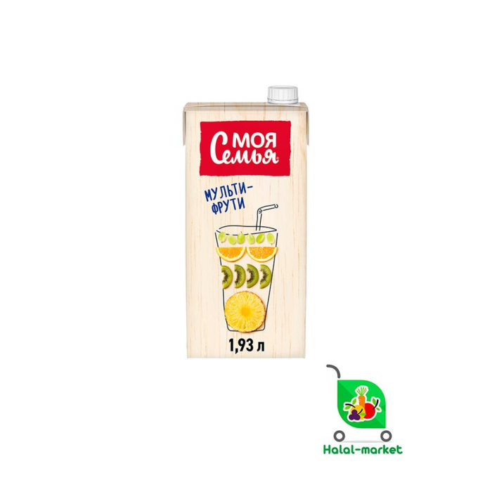 Сок Моя Семья МУЛЬТИ ФРУТИ 1,93л