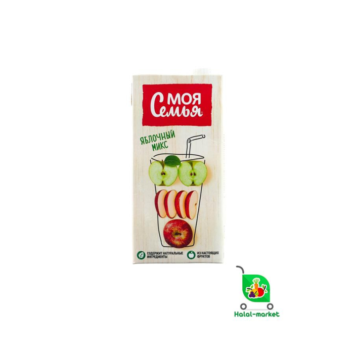 Сок Моя Семья ЯБЛОЧНЫЙ МИКС 1,93л
