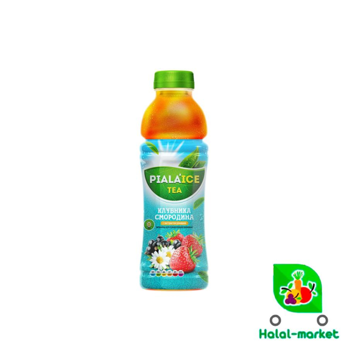 Холодный черный чай PIALA ICE TEA Клубника-Смородина 0,5мл