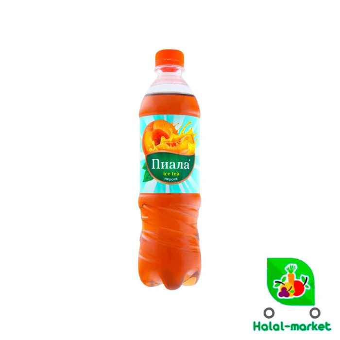 Холодный черный чай PIALA ICE TEA Персик-Дыня 0,5л