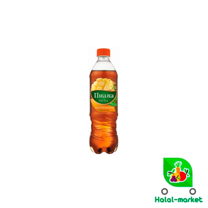 Холодный черный чай  PIALA ICE TEA Манго-Ананас 0,5л