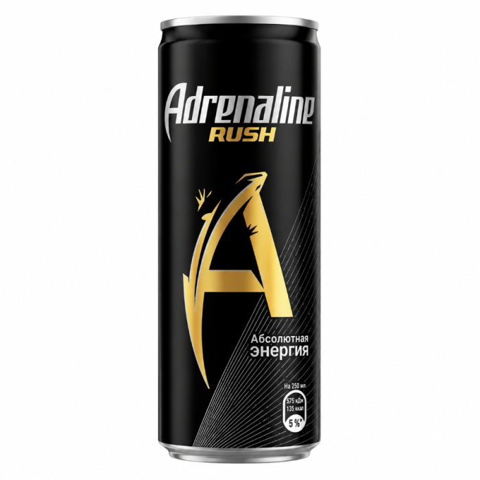 Энергетик ADRENALIN RUSH UZB 250мл