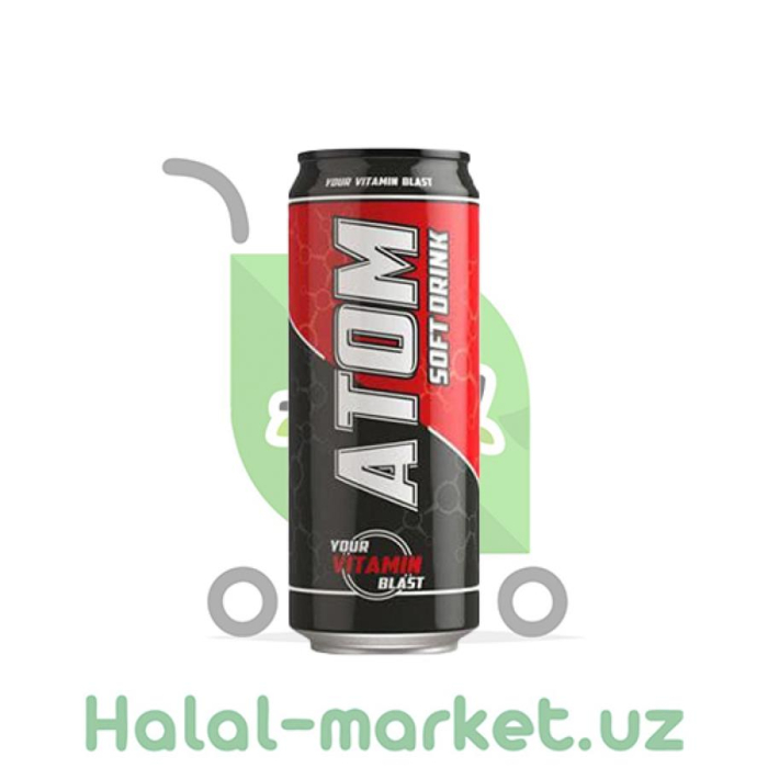 Энергетик ATOM SOFT DRINK 449мл