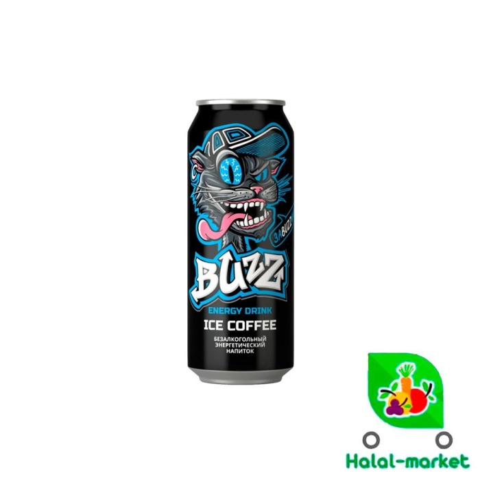 Энергетик BUZZ ORIGINA/ICE COFFEE 0.45л ж/б